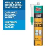 Akfix Şeffaf Silikon 280 Gr 1100E 21.08.2025 üretim