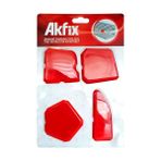 Akfix Silikon Çekme Aparatı 4 Parça Kırmızı Renkli Pratik Kullanım İçin Dayanıklı Materyal