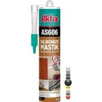 Akfix Silikonize Mastik Siyah 500 Gr