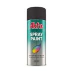 Akfix Sprey Boya 400 ml Parlak Siyah Tekli - 1 Adet