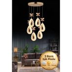 Akgül Lalin Gold 6lı Avize - 6 Başlıklı