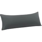 Akgün Ev Tekstili Çok Amaçlı Ortopedik Silindir Boyun Bacak Bel Destek Yastık Boncuk Elyaf 15X50 cm - 15 x 50 cm - Gri