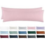 Akgün Ev Tekstili Çok Amaçlı Ortopedik Silindir Yastık Boyun Bacak Bel Destek Yastığı Boncuk Elyaf 15X50 cm - 15 x 50 cm - Pudra
