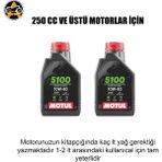 Akgüneş Motogaraj Motosiklet Yağ Bakım Seti – Uygun Fiyatlı Komple Bakım Paketi (Yağ + Filtre Seti) - MOTUL 5100 2 LT