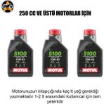 Akgüneş Motogaraj Motosiklet Yağ Bakım Seti – Uygun Fiyatlı Komple Bakım Paketi (Yağ + Filtre Seti) - MOTUL 5100 3 LT