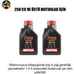 Akgüneş Motogaraj Motosiklet Yağ Bakım Seti – Uygun Fiyatlı Komple Bakım Paketi (Yağ + Filtre Seti) - MOTUL 7100 2 LT