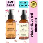 Akgünlük Suyu ve Gül Suyu (100ML+100ML) - Doğal Ak Günlük, Sığla ve Gül Hidrosolü