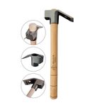 Aki Dövme Çelik Mıknatıslı Usta Keser 400Gr | + 40Cm Gürgen Ergonomik Sap, Profesyonel Kullanıma İdeal