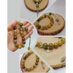 Akik Taşı Faset Kesim 17lik Efe Tesbih 14mm (54370)