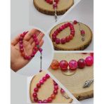 Akik Taşı Faset Kesim 17lik Efe Tesbih 14mm (54386)