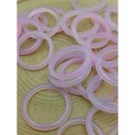 Akik Taşı İnce Boy Yüzük – Pembe Alacalı – 3Mm Kalınlık (59974)