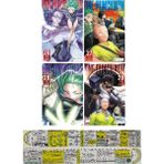 Akılçelen Kitaplar One-Punch Man 26-27-27-29. Ciltler Manga Seti + Özel Cetvel