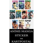 Akılçelen Kitaplar One Punch Man 6-7-8-9-10-11-12-13-14-15 Manga Seti (10 Kitap) / Tek Yumruk / Anime-Manga Sticker ve Kartpostal Hediyeli
