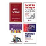 Akılı Yatırmcı + Borsada Tek Başına + Borsayı Yenmek + Kazanmayı Öğren / 4Lü Kitap Seti