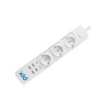 Akıllı 4 Usb Bağlantılı 3'Lü Priz, Uzaktan Kontrol Özellikli