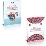 Akıllı Adam Yayınları Akıllı Adam 2'li Set Büyükler İçin Zor Desenler ve Hayvan Figürleri Mandala Boyama Kitabı
