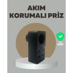 Akıllı Akım Dengelemeli Priz 2500W 4 USB Type C Çıkışlı Midastech - Çok Renkli