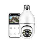 Akıllı Ampul Kamera Harekete Duyarlı Gece Görüşlü Kablosuz Bebek Izleme Güvenlik Kamerası Wifi 360HD