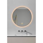 Akıllı Ayna Buhar Tutmayan Hareket Sensörlü 3 Renk Ledli Banyo Aynası Duvar Ofis Lavabo Aynası 75 Cm