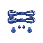 Akıllı Bağcık, Pratik Lastikli Ayakkabı Bağcığı, Spor, Çocuk, Klasik ve Bot Bağcığı, 1 Çift - Lacivert