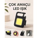 Akıllı Bayi Kamp Işığı Çok Fonksiyonlu Taşınabilir Anahtarlık Kapak Açma Manyetik Özelliği - Çok Renkli