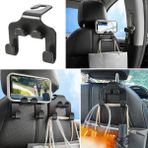 Akıllı Bayi Oto Koltuk Arkası Düzenleyici Organizer Askılıklı Telefon,tablet Tutucu