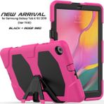 Akıllı Bayi Samsung Galaxy T510 Tab A 10.1 Kılıf Griffin Tablet Kapak - Pembe Aby - Çok Renkli