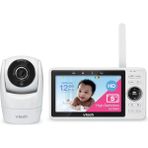 Akıllı Bebek Monitörü VM901-1W, 5” Lcd, 1080P Kamera, Gece Görüşü - Beyaz