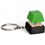 Akıllı Cep Dünyası Keycap Tuş Anahtarlık - Blue Switch - Stres Atıcı - Tık Tık Tuş Basma Hisli - Yeşil