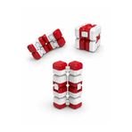 Akıllı Cep Dünyası Kırmızı Beyaz Taraftar Renk Infinity Cube - Sonsuz Küp & Hareketli Stres Küpü