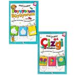 Akilli Cocuklar Cizgi Kitabim Ve Boyuyorum Buyuyorum 2Li Set