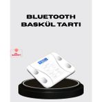 Akıllı Dijital Baskül – Bluetooth Bağlantılı 8 Ölçüm Verili Akıllı Vücut Analiz Tartı