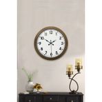 Akıllı Durak 36 cm Eskitme Metal Standart Duvar Saati