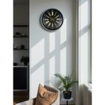 Akıllı Durak 36 cm Gri Şık Dekoratif Duvar Saati