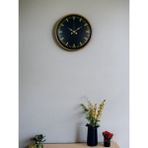 Akıllı Durak 36 cm Kahverengi Modern Duvar Saati