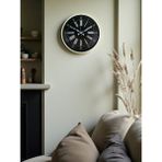 Akıllı Durak 36 cm Krem Modern Duvar Saati