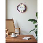 Akıllı Durak 36 cm Pembe Çocuk Odası Duvar Saati
