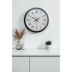 Akıllı Durak 40 cm Siyah Metal Retro Duvar Saati