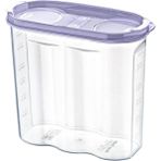 Akıllı Durak Ad 2 Kapaklı Ölçekli Erzak Kuru Gıda Saklama Kutusu Kabı - 1,7 Litre - SA935 - 250 gr
