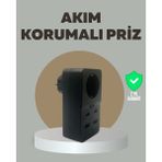 Akıllı Durak Akıllı Akım Dengelemeli Priz 2500W 4 USB Type C Çıkışlı