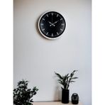 Akıllı Durak Beyaz 36 cm Modern Duvar Saati