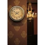 Akıllı Durak Bronz Nostalji 40 cm Metal Eskitme Duvar Saati