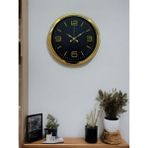 Akıllı Durak Gold Modern Rakamlı 40 cm Metal Duvar Saati