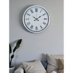 Akıllı Durak White Prime Roma Rakamlı 40 cm Metal Duvar Saati