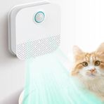 Akıllı Evcil Hayvan Koku Giderici Cihaz, USB Şarjlı Otomatik Deodorant ve Sterilizasyon, Kedi Kumu Kokusu İçin Sensörlü Hava Temizleyici, Sessiz ve Kompakt Tasarım