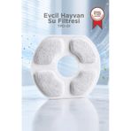 Akıllı Evcil Hayvan Su Pınarı Yedek Filtresi 1 Adet Tpd01 Uyumlu beyaz