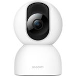 Akıllı Kamera C400, 1440P Wifi Kamera, Bebek Monitörü, Iç Mekan Kamerası, Evcil Hayvan Kamerası, Gece Görüşü, 360° Dönen Başlık, Beyaz