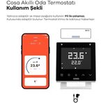 Akıllı Klima V5, Wi-Fi Bağlantılı Oda Termostatı, Uygulama Kontrollü