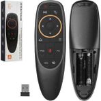 Akıllı Kumanda Fly Air Mouse Ses Komutlu Smart Tv Tvbox Pc-Telefon Uyumlu PK-7046 - Siyah