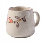 Akıllı Kupa Kahve Kupası Benzersiz Japon Retro Tarzı Seramik Bardaklar 380 ml/13 oz Fırın Değişimi Sır Porselen Kahvaltı Kupası Arkadaşlar için Yaratıcı Hediye Süt Çay Bardağı (Boyut: 380 ML, Renk: D)